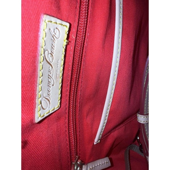 Dooney & Bourke Green and White Floral Satchel - Picture 5 of 5